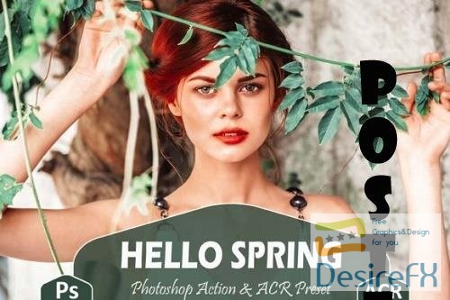 10 Hello Spring Photoshop Actions