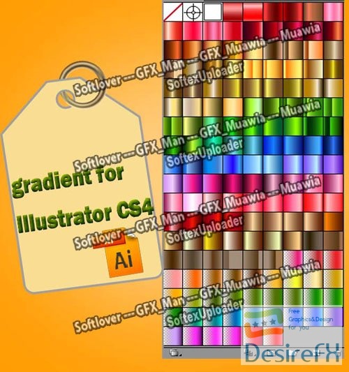 150+ Gradients Collection for Illustrator