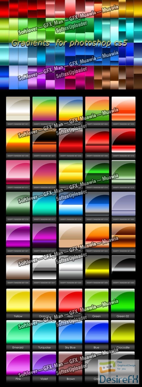 170+ Photoshop Gradients Collection