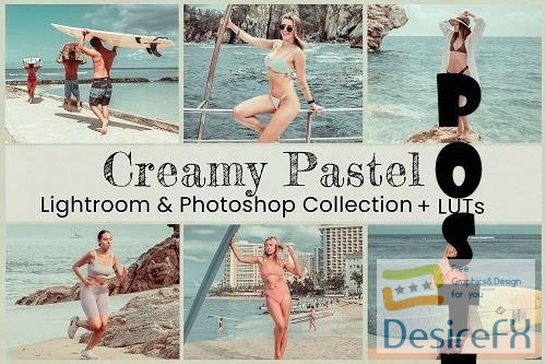 Creamy Pastel Photoshop Actions LUTs - 6970435