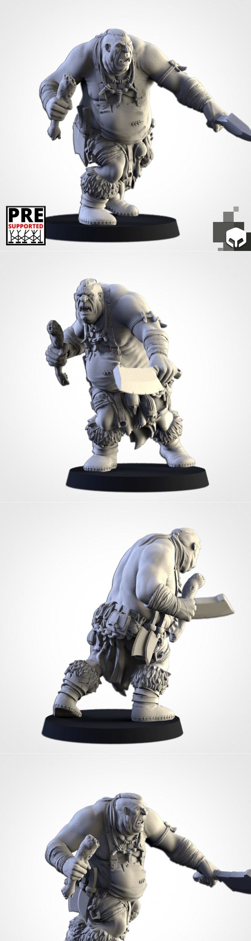 ﻿The Butcher Ogre – 3D Print