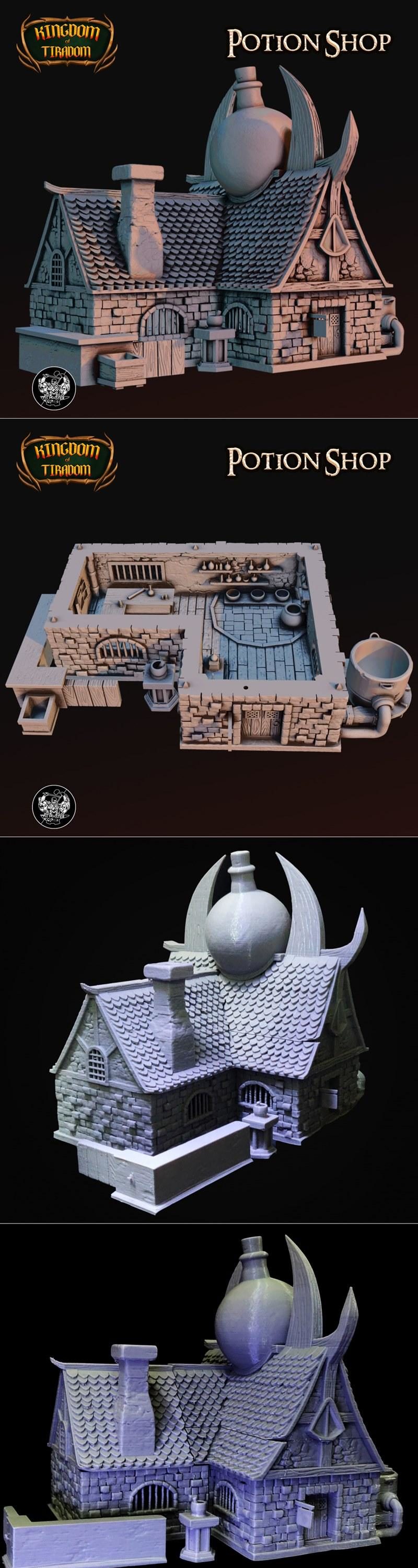 ﻿Potion Shop – 3D Print
