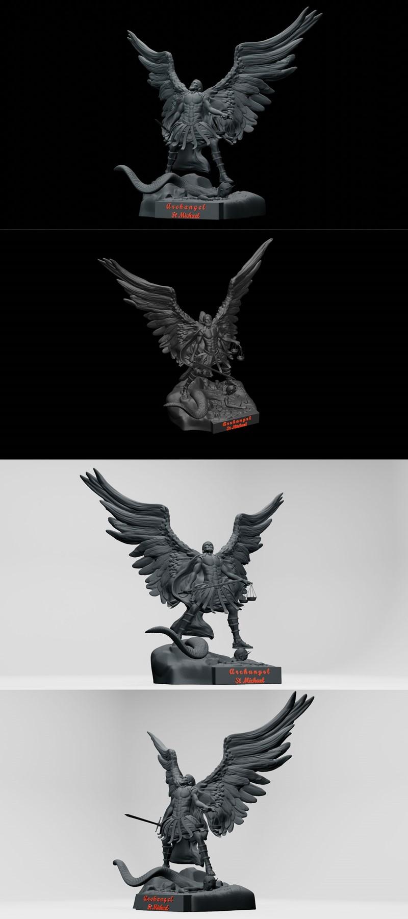﻿St Michael the Archangel – 3D Print