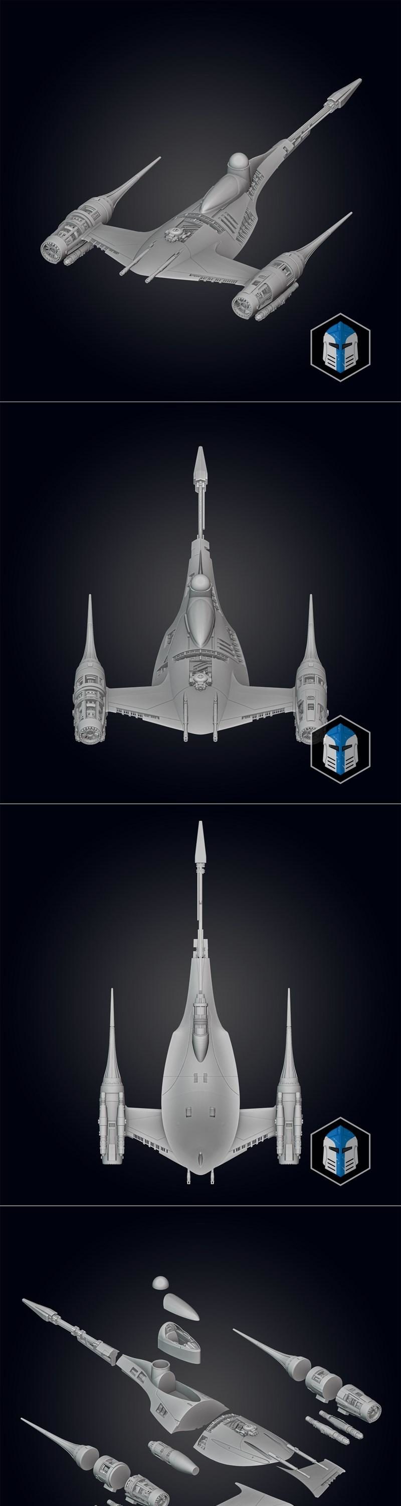 ﻿Mando's N-1 Starfighter – 3D Print