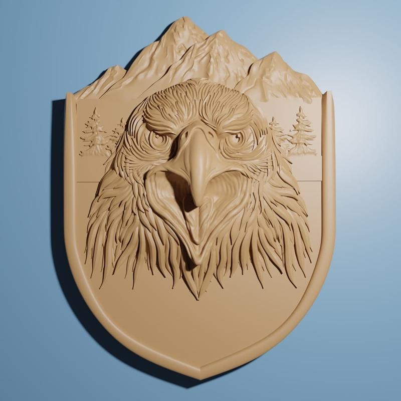 ﻿Eagle in Mountain – 3D Print