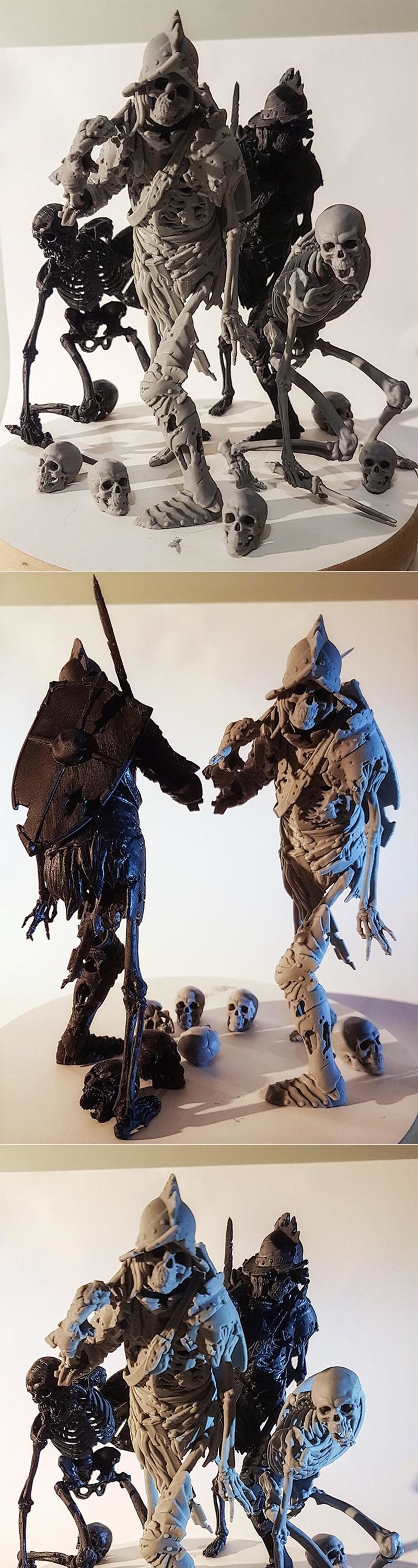 ﻿Skeleton Knight – 3D Print