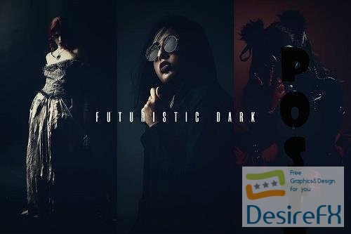 Futuristic Dark - Photoshop Action