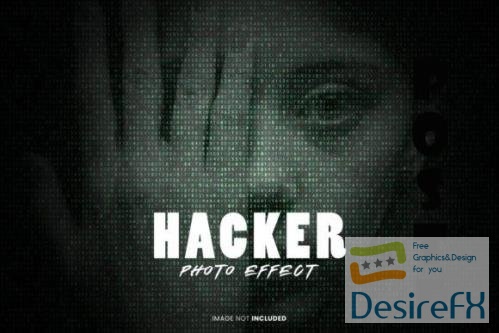Hacker photo effect