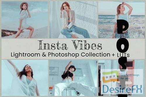 Insta Vibes Photoshop Actions LUTs - 7010312