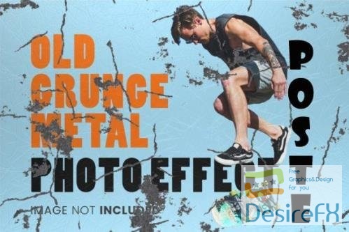 Old Grunge Metal Photo Effect