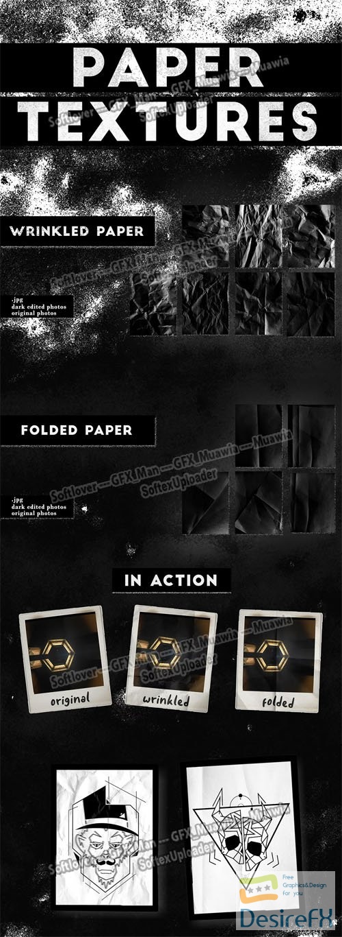 24 Paper Textures Collection