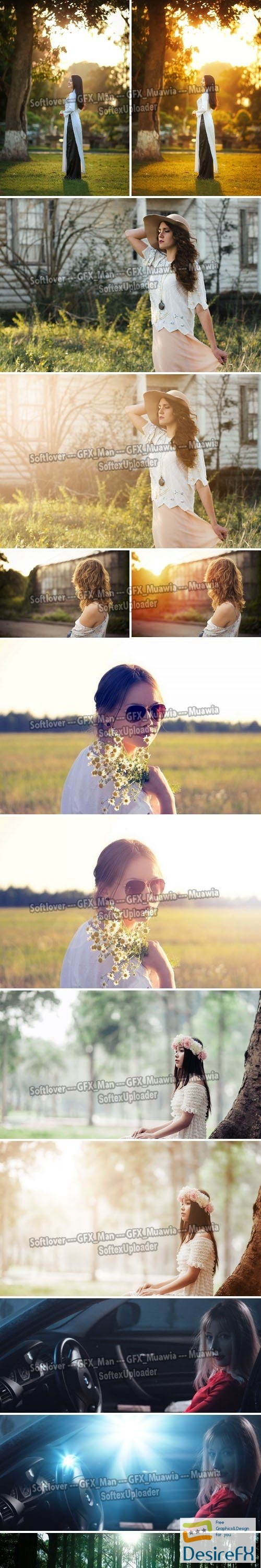 Amazing Sunlight & Lens Flare Effects for Photoshop +Tutorials