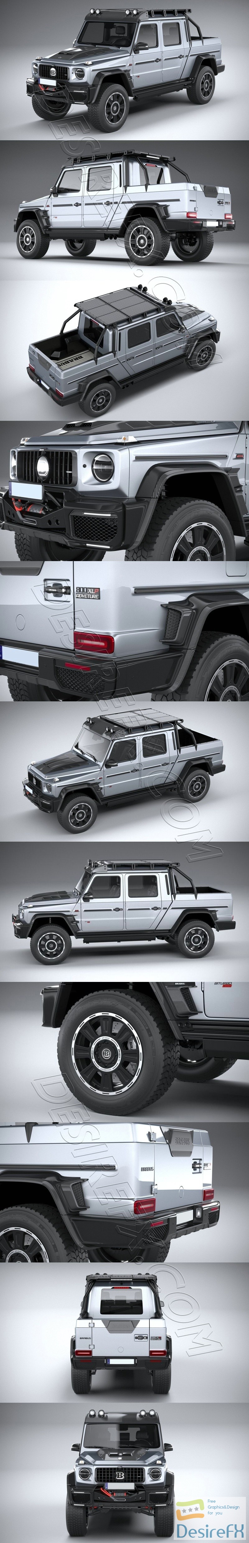 Brabus 800 Adventure XLP 2020 3D Model