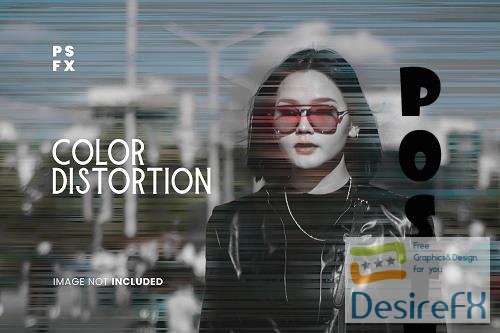 Color distortion photo effect