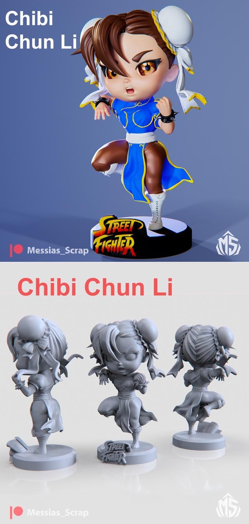 Chun Li Chibi – 3D Print