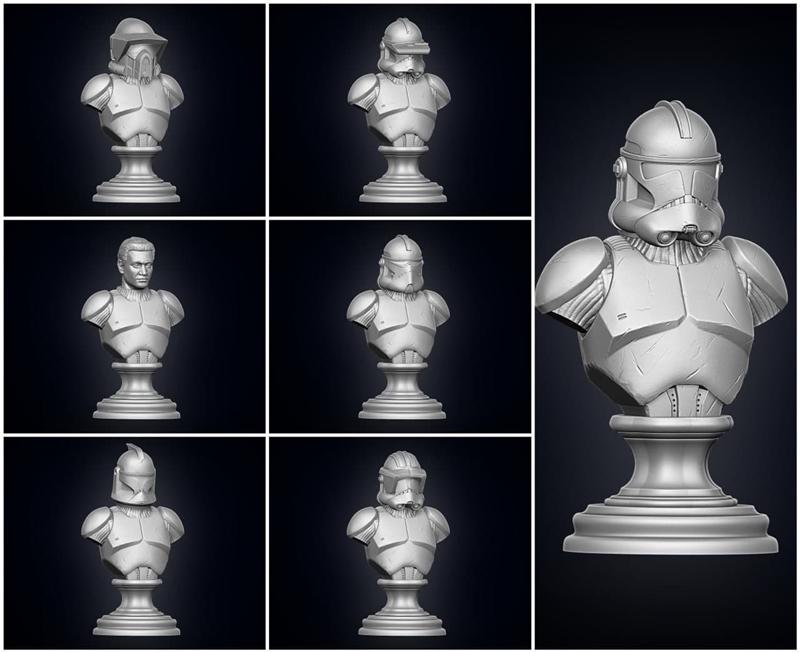 ﻿Clone Troopers – 3D Print