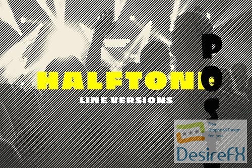 Halftone Lines Photo Effect - 7088111