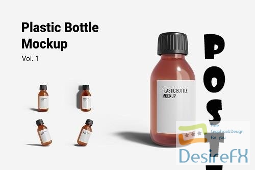 Plastic Bottle Mockup Vol.1 - 7053703