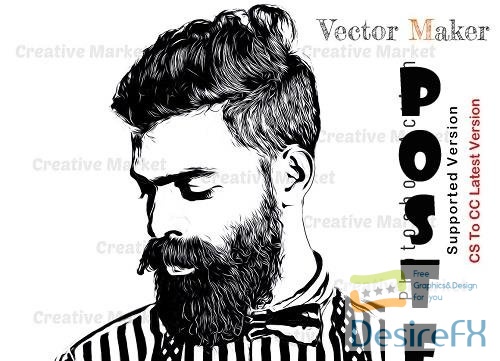 Vector Maker Photoshop Action - 7038903