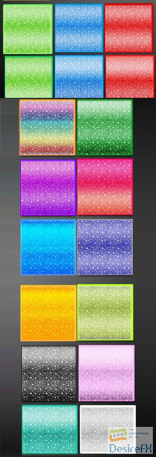 30 Glitter Styles Collection for Photoshop