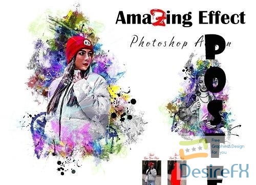 Amazing Effect Photoshop Action - 7157748