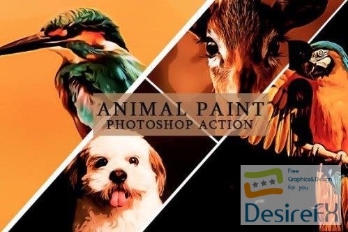 Animal Paint Photoshop Action