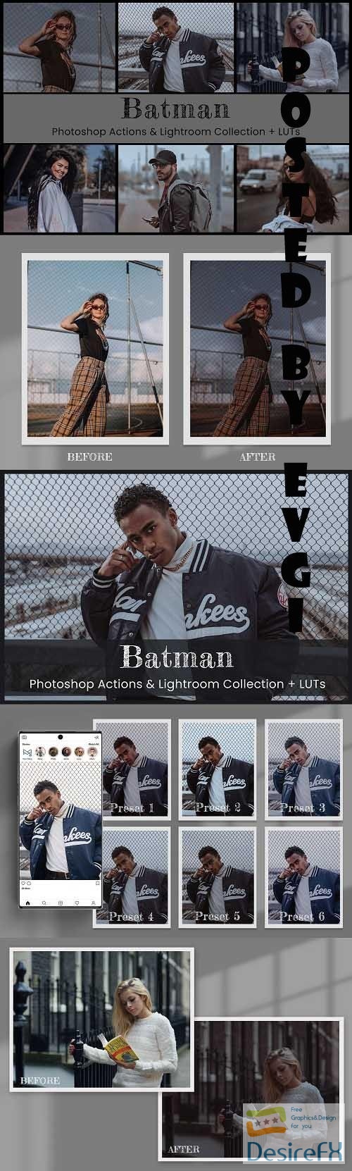 Batman Preset Photoshop Actions - 7142010