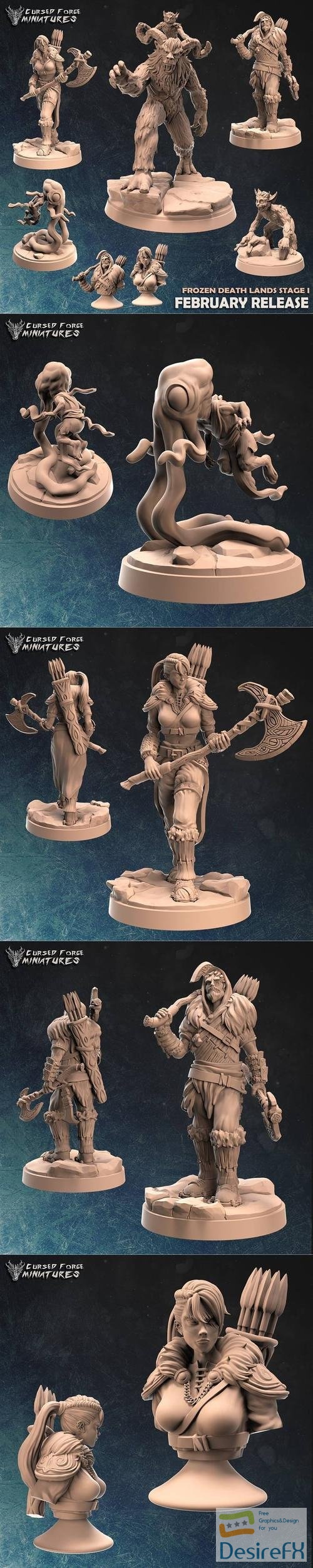 Cursed Forge Miniatures February 2021 – 3D Print