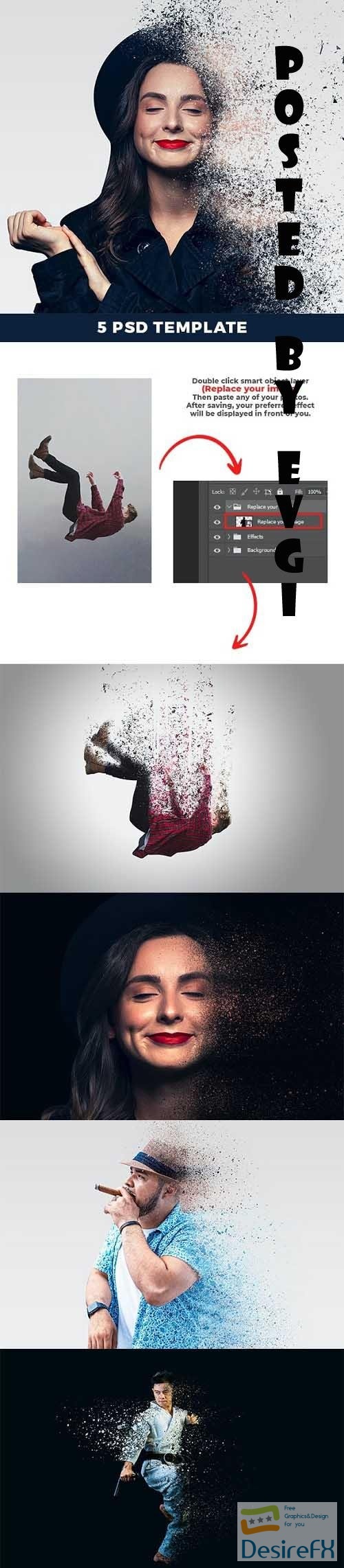 Dispersion Photo Effect Template - 36915739