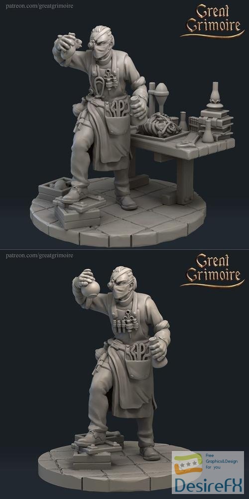 Doctor Dr miniature – 3D Print