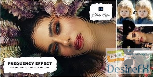Frequency Photo Effect Photoshop Action