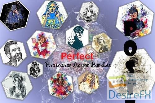 Perfect Photoshop Action Bundle - 20 Premium Graphics