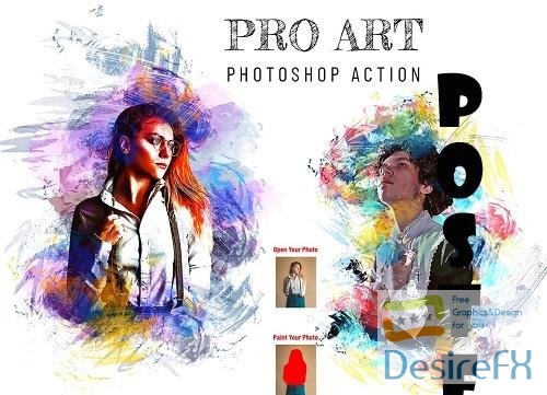 Pro Art Photoshop Action - 7116812