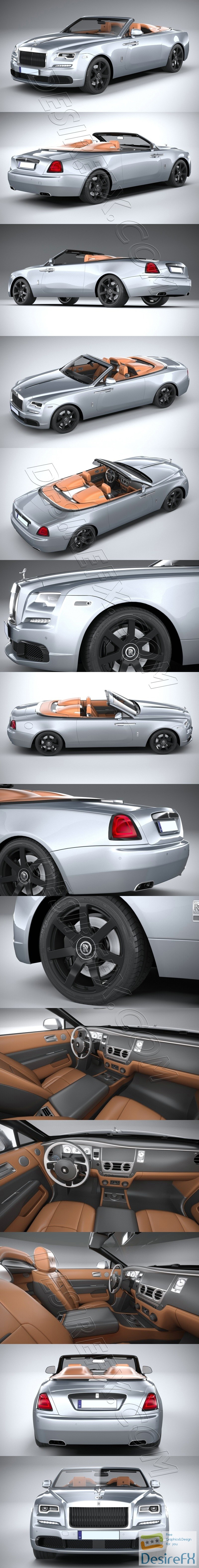 Rolls-Royce Dawn Silver Bullet 2020 3D Model