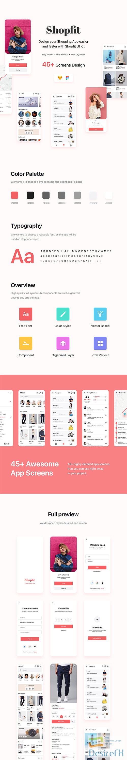 Shopfit - Shopping App UI Kit UI8