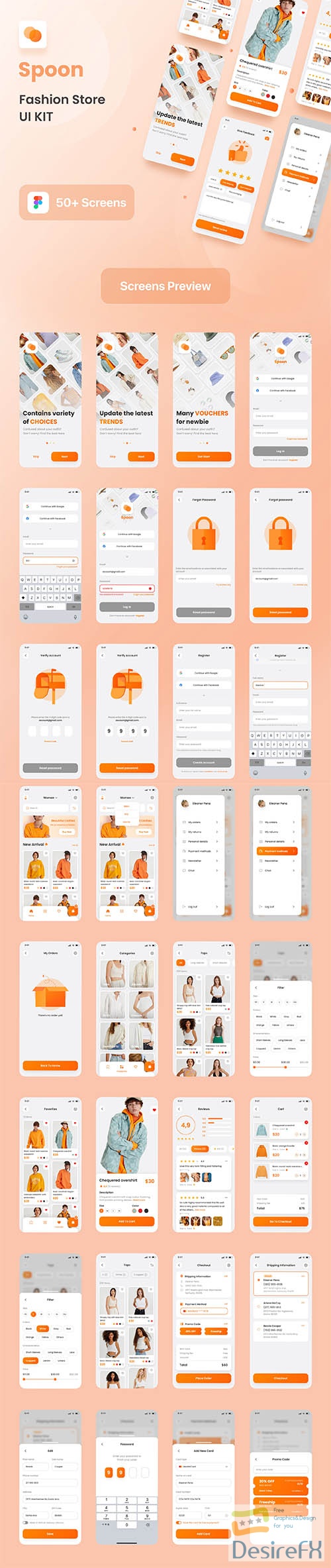 Spoon - Fashion Store UI Kit UI8