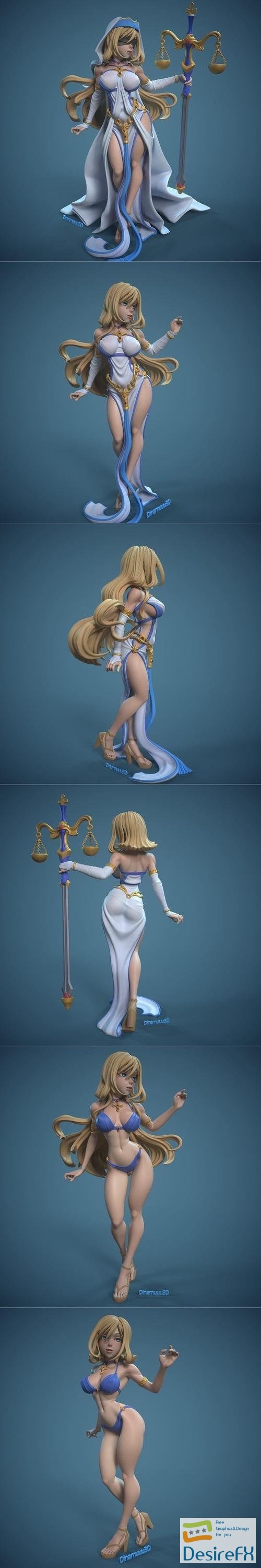 Sword Maiden and NSFW Version – 3D Print