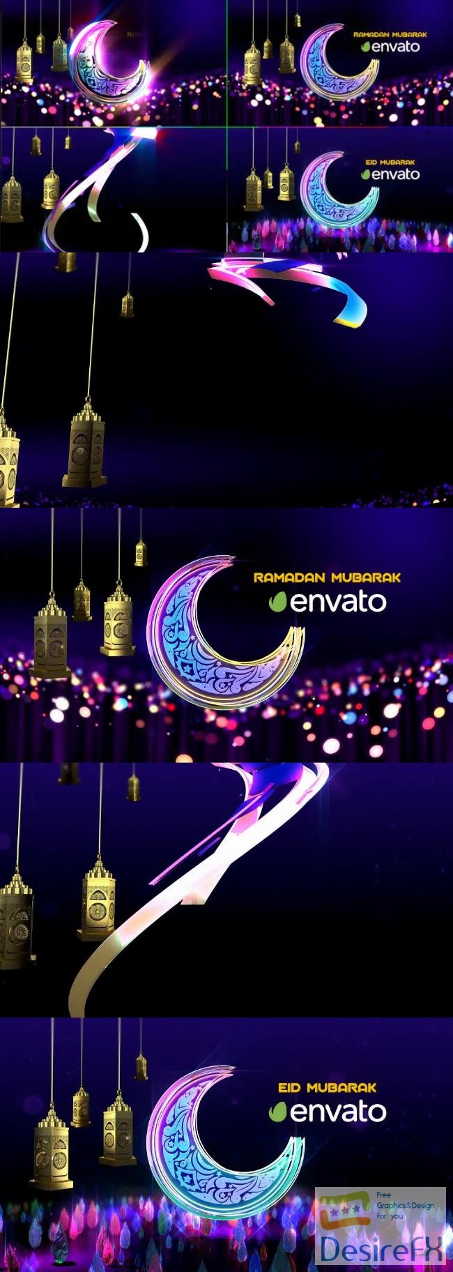 Videohive Colorful Ramadan & Eid Opener 23806250