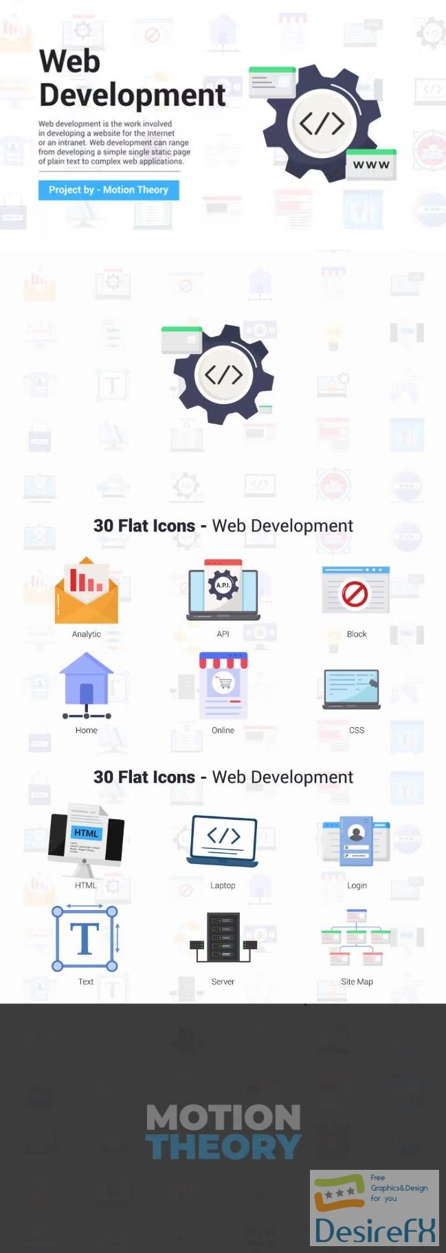 Videohive Web Development Icons