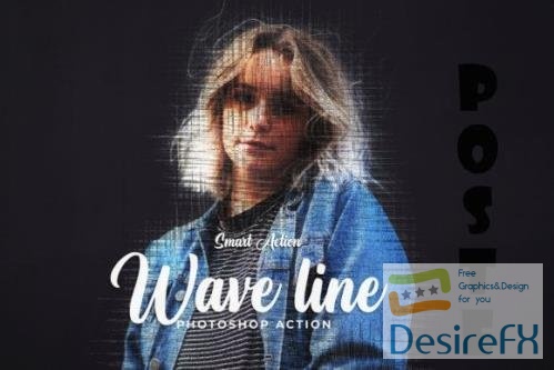 Wave Line Photo Effect - Photoshop Action