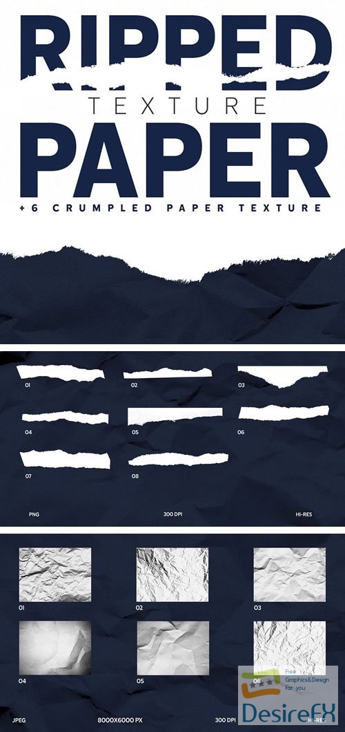 10+ Ripped & Crumpled Paper Textures