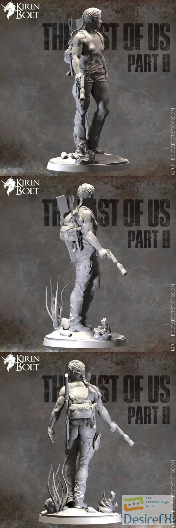 Abby The Last of Us Part II 3D Print