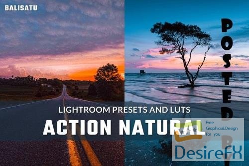 Action Natural LUTs and Lightroom Presets
