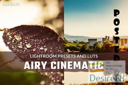 Airy Cinematic LUTs and Lightroom Presets