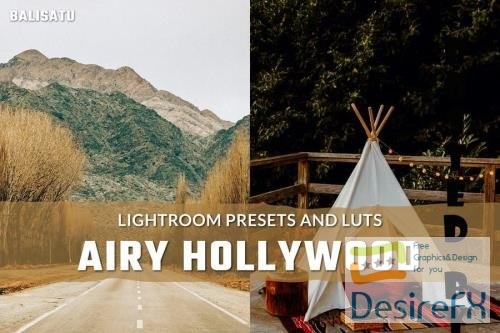 Airy Hollywood LUTs and Lightroom Presets