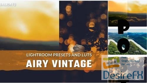 Airy Vintage LUTs and Lightroom Presets