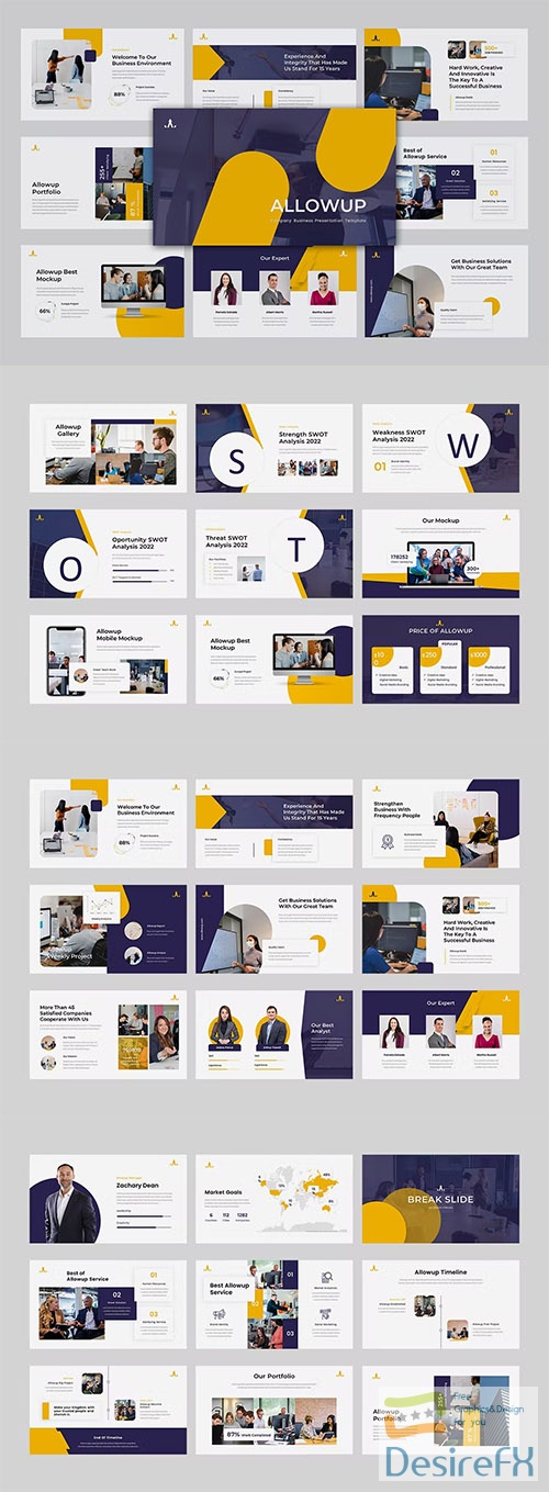 Allowup Company - Business Powerpoint Template