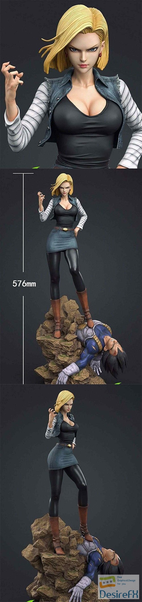 Android 18 3D Print Model