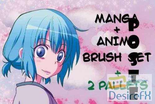 Anime Manga Procreate Brushes
