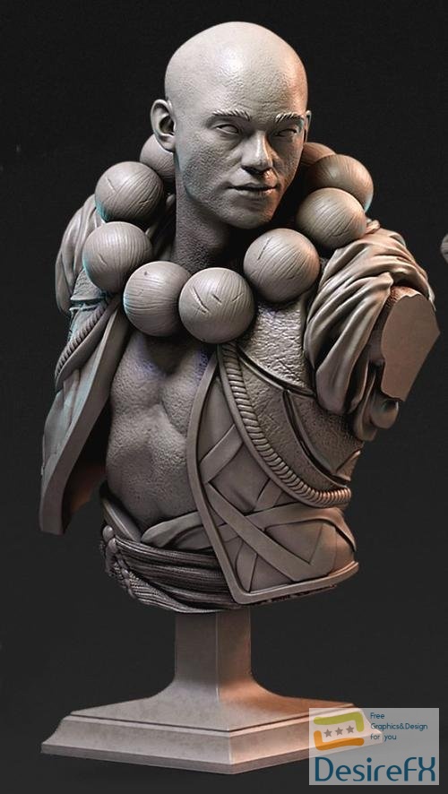 Banzan Hill Bust – 3D Print